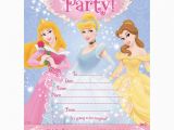 Disney Princess 1st Birthday Invitations Princess Birthday Invitation Card First Birthday Invitations