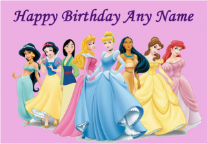 Disney Princess Happy Birthday Card Disney Happy Birthday Quotes Quotesgram