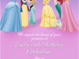 Disney Princesses Birthday Invitations Personalized Printable Invitations Cmartistry