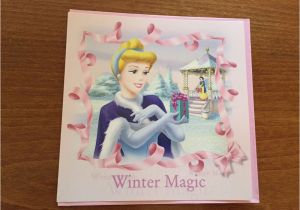 Disney themed Birthday Cards Disney Princesses Cinderella themed Blank Christmas