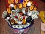 Diy 21st Birthday Gift Ideas for Him Gift Baskets Bombay Bottles Card 21st Birthday for