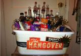 Diy 21st Birthday Gifts for Him Epic Diy 21st Birthday Hangover themed Gift Basket Gift