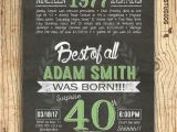 Diy 40th Birthday Invitations 40th Birthday Invitation Surprise 40th Birthday Invite