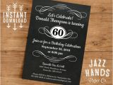 Diy 40th Birthday Invitations Vintage Adult Birthday Invitation Template Diy Printable