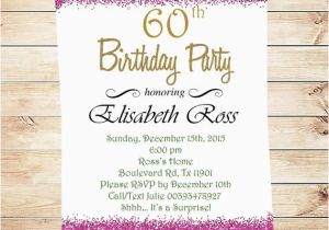 Diy 50th Birthday Invitations 30th 40th 50th 60th Birthday Invitations for by