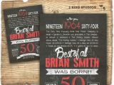 Diy 50th Birthday Invitations 50th Birthday Invitation Surprise 50th Birthday Invite