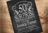 Diy 50th Birthday Invitations 50th Surprise Birthday Invitation Diy by Partyinkstudio