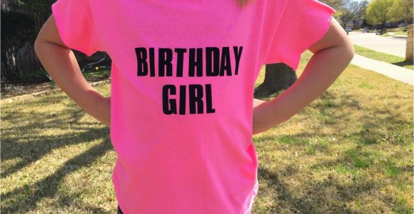 Diy Birthday Girl Shirt Crafty Texas Girls Diy Quot Birthday Girl Quot Shirt