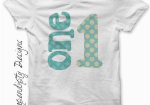 Diy Birthday Girl Shirt One Iron On Transfer Boys First Birthday Shirt 1st