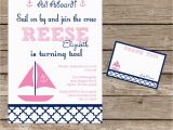 Diy Birthday Invitation Kits Diy Printable Sail On by Nautical Birthday Invitation Kit
