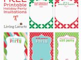 Diy Birthday Invitations Online Free 5 Free Printable Holiday Party Invitations