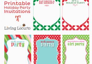 Diy Birthday Invitations Online Free 5 Free Printable Holiday Party Invitations