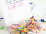 Diy Birthday Invitations Online Free Diy Confetti Invitation with Free Printable