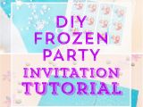 Diy Birthday Invitations Online Free Homemade Frozen Birthday Invitations Invitation Librarry