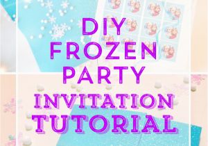 Diy Birthday Invitations Online Free Homemade Frozen Birthday Invitations Invitation Librarry