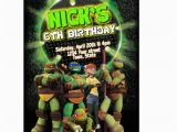 Diy Ninja Turtle Birthday Invitations Items Similar to Diy Tmnt Teenage Mutant Ninja Turtles