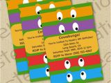 Diy Ninja Turtle Birthday Invitations Ninja Turtles Party Invitations Cimvitation