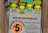 Diy Ninja Turtle Birthday Invitations Teenage Mutant Ninja Turtles Invitation Tmnt by 2sweetteas