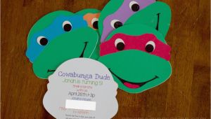 Diy Ninja Turtle Birthday Invitations Tmnt Birthday Ideas Awesome Teenage Mutant Ninja Turtle