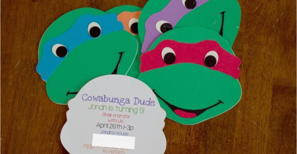 Diy Ninja Turtle Birthday Invitations Tmnt Birthday Ideas Awesome Teenage Mutant Ninja Turtle