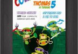 Diy Ninja Turtle Birthday Invitations Tmnt Birthday Invitation Teenage Mutant Ninja Turtles Diy
