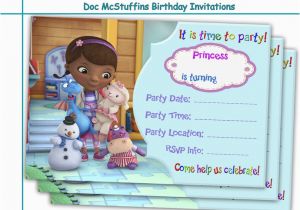 Doc Mcstuffin Birthday Invitations Amazing Doc Mcstuffins Birthday by Holidaypartystar On Zibbet