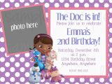 Doc Mcstuffin Birthday Invitations Doc Mcstuffins Birthday Invitation