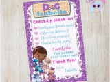 Doc Mcstuffins Birthday Card Doc Mcstuffins Thank You Card Doc Mcstuffins by Cutepixels