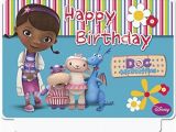 Doc Mcstuffins Birthday Card Happy Birthday Disney Doc Mcstuffins Candle Party Giant