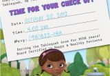 Doc Mcstuffins Birthday Card Items Similar to Doc Mcstuffins Appointment Card Birthday