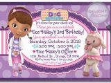 Doc Mcstuffins Birthday Cards Doc Mcstuffin 39 S Birthday Invitations Di 248 Custom