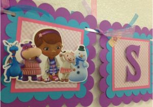 Doc Mcstuffins Happy Birthday Banner Doc Mcstuffins Banner Doc Mcstuffins Birthday Banner Doc