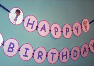 Doc Mcstuffins Happy Birthday Banner Items Similar to Large Doc Mcstuffins Happy Birthday