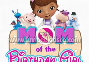 Doc Mcstuffins Mom Of the Birthday Girl Doc Mcstuffins Iron On Transfer Bandaid Mom Of the