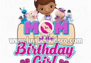 Doc Mcstuffins Mom Of the Birthday Girl Doc Mcstuffins Iron On Transfer Hearts Mom Of the
