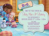 Doc Mcstuffins Personalized Birthday Invitations Create Doc Mcstuffins Birthday Invitations Free