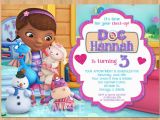 Doc Mcstuffins Personalized Birthday Invitations Doc Mcstuffins Birthday Invitation Doc Mcstuffin Invitation