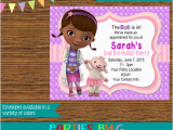 Doc Mcstuffins Personalized Birthday Invitations Doc Mcstuffins Birthday Party Invitations Personalized