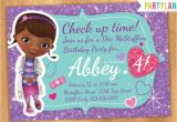 Doc Mcstuffins Personalized Birthday Invitations Doc Mcstuffins Birthday Quot Doc Mcstuffins Quot Catch My Party