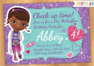 Doc Mcstuffins Personalized Birthday Invitations Doc Mcstuffins Birthday Quot Doc Mcstuffins Quot Catch My Party