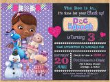 Doc Mcstuffins Printable Birthday Invitations Create Doc Mcstuffins Birthday Invitations Free