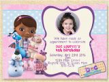 Doc Mcstuffins Printable Birthday Invitations Doc Mcstuffins Birthday Invitation Printable Doc Mcstuffins