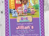 Doc Mcstuffins Printable Birthday Invitations Doc Mcstuffins Invitation Printable Dr Mc Stuffins Birthday