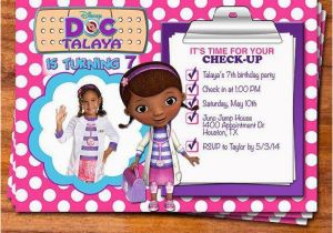 Doc Mcstuffins Printable Birthday Invitations Doc Mcstuffins Party Invitations A Birthday Cake