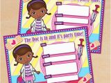 Doc Mcstuffins Printable Birthday Invitations Free Printable Disney Doc Mcstuffins Birthday Invitation