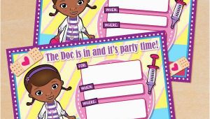 Doc Mcstuffins Printable Birthday Invitations Free Printable Disney Doc Mcstuffins Birthday Invitation