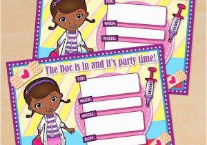 Doc Mcstuffins Printable Birthday Invitations Free Printable Disney Doc Mcstuffins Birthday Invitation