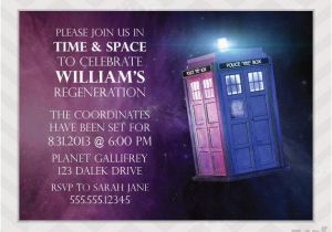 Doctor who Birthday Card Template Tardis Invitation Template Party Invitations Ideas