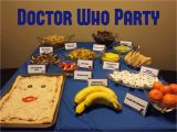Doctor who Birthday Decorations Balancing Meanderings Doctor who Game Night Birthday Party