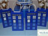 Doctor who Birthday Decorations Doctor who Party Favor Gift Bag Tardis Birthday Party